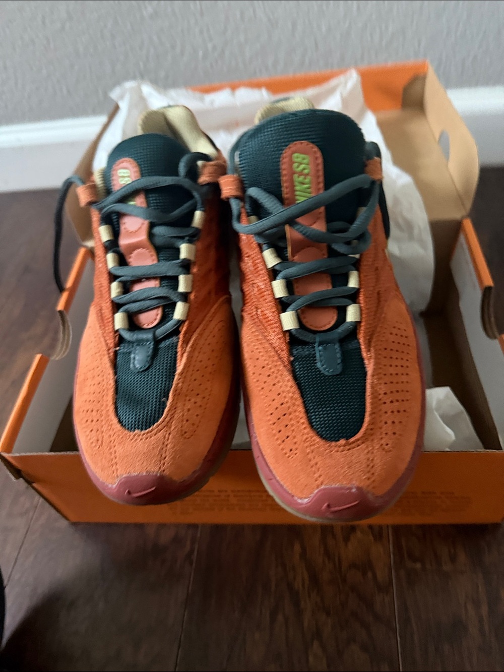 Nike SB Vertebrae Dark Russet Desert Orange Skate Shoes FZ4878-200 
Size 5.5 New - Picture 3 of 8